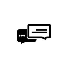 Chat icon , speak , talk vector sign design