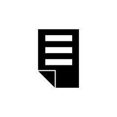 Text file icon. Document icon . File sign design