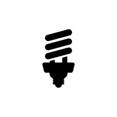 Lightbulb icon, vector sign design