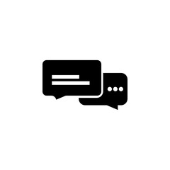 Chat icon , speak , talk vector sign design