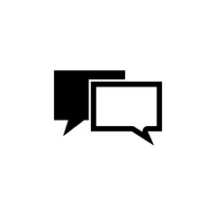 Chat icon , speak , talk vector sign design