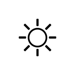 Sun icon , vector sign design. Summer season. Hot sign