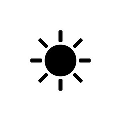 Sun icon , vector sign design. Summer season. Hot sign