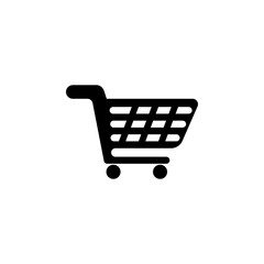 Shop trolley icon , vector sign design