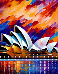 Drawing of the Sydney Opera House - 602240063