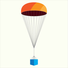 Physics hot air balloon. Hot air balloon vector illustration. Balloon festival. 
