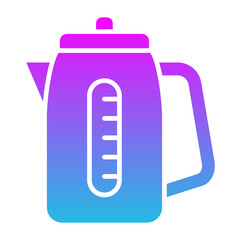 Kettle Glyph Gradient Icon
