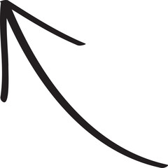 decoration hand drawn arrow illustration.