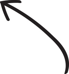 decoration hand drawn arrow illustration.