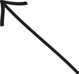 decoration hand drawn arrow illustration.