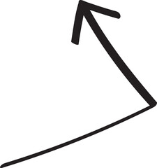 decoration hand drawn arrow illustration.