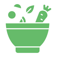 Ingredients Multicolor Glyph Icon