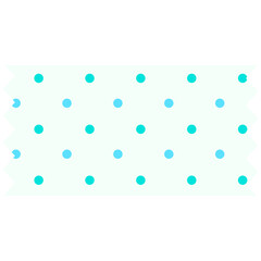 Washi tape with polka dots