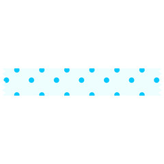 Washi tape with polka dots