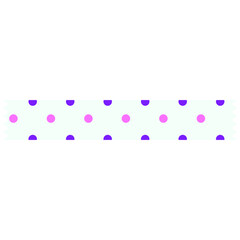 Washi tape with polka dots