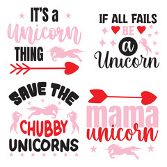 Unicorn T Shirt Design Bundle