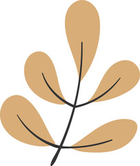 Decorative Fall Leaf Illustration