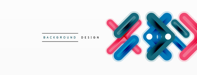 Cross line background minimal geometric template. Design for wallpaper, banner, background, landing page, wall art, invitation, prints, posters