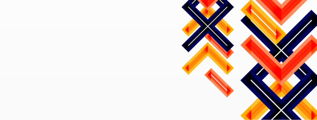 Cross line background minimal geometric template. Design for wallpaper, banner, background, landing page, wall art, invitation, prints, posters