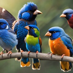 Obraz premium Group of birds