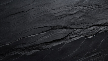Black stone background. Created with generative Ai technology.