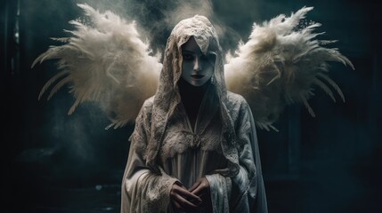 The Haunting Mystery of an Angel by Generative AI