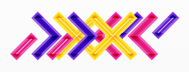 Minimal geometric background cross line. Design for wallpaper, banner, background, landing page, wall art, invitation, prints, posters