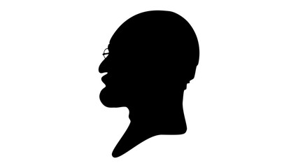 founder of psychoanalysis silhouette