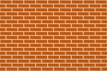Orange seamless brick wall texture background