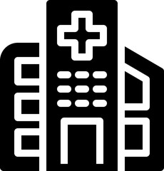 Obraz premium hospital icon