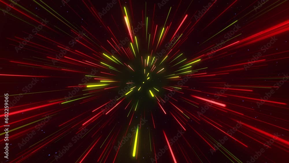 Poster abstract geometric background of radial lines. dataflow tunnel. explosive star. movement effect. bac