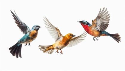 Colorful birds, bird standing, bird flying, group of birds, flying birds