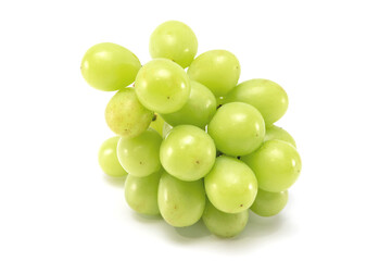 Sweet shine Muscat Grape isolated on white background