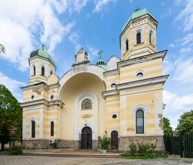 Fototapeta na wymiar Saints Cyril and Methodius orthodox Church in Sofia, Bulgaria