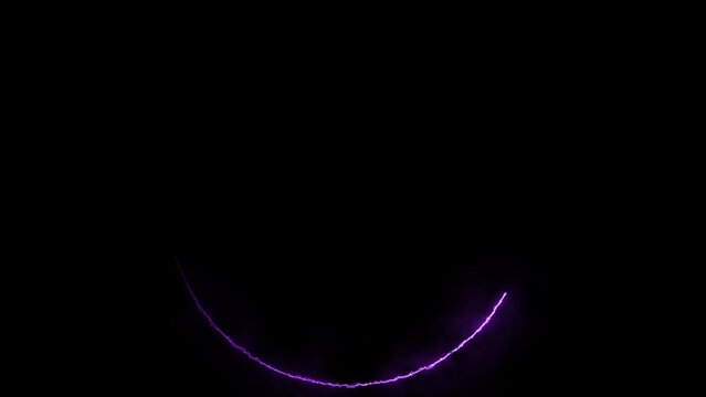 Glowing neon circle , electric line glowing, abstract glowing neon line frame, power energy light line circle background