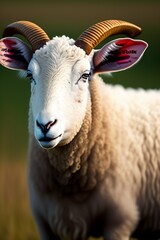 close up of a sheep