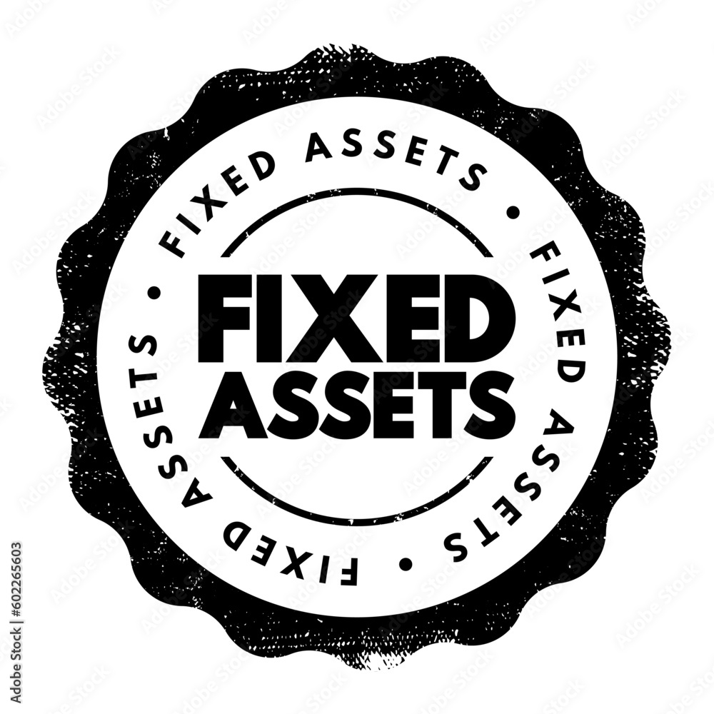 Poster fixed assets - long-term tangible piece of property or equipment that a firm owns and uses in its op