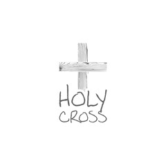Holy cross icon isolated on transparent background