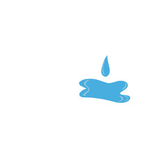 Blue Dripping Water Illustration 