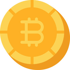 Obraz premium bitcoin icon