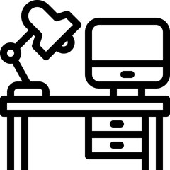 Obraz premium workspace icon