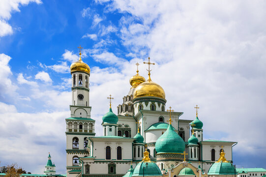 Resurrection Cathedral of New Jerusalem Monastery near Istra town in Moscow Region of Russia