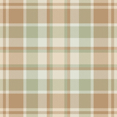 Plaid check pattern. Seamless fabric texture. Tartan textile print.