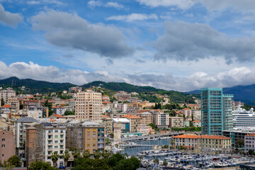 Fototapeta premium Savona view from Fortezza Del Priamar