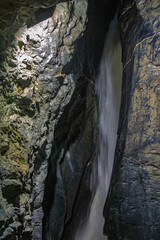 Trummelbach falls, Lauterbrunnen, Swiss - Europe's largest subterranean water falls