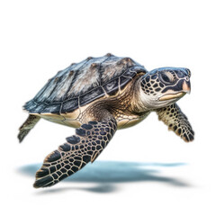 Obraz premium turtle isolated on white background