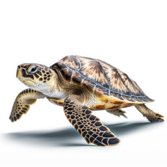 Fototapeta premium turtle isolated on white background