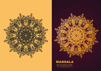 Luxury vector symbol ornamental set collection mandala background premium geometric colorful pattern design template