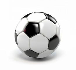 Fototapeta premium soccer ball isolated on white background.