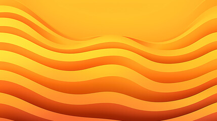 Abstract orange background with soft lines, generative AI.